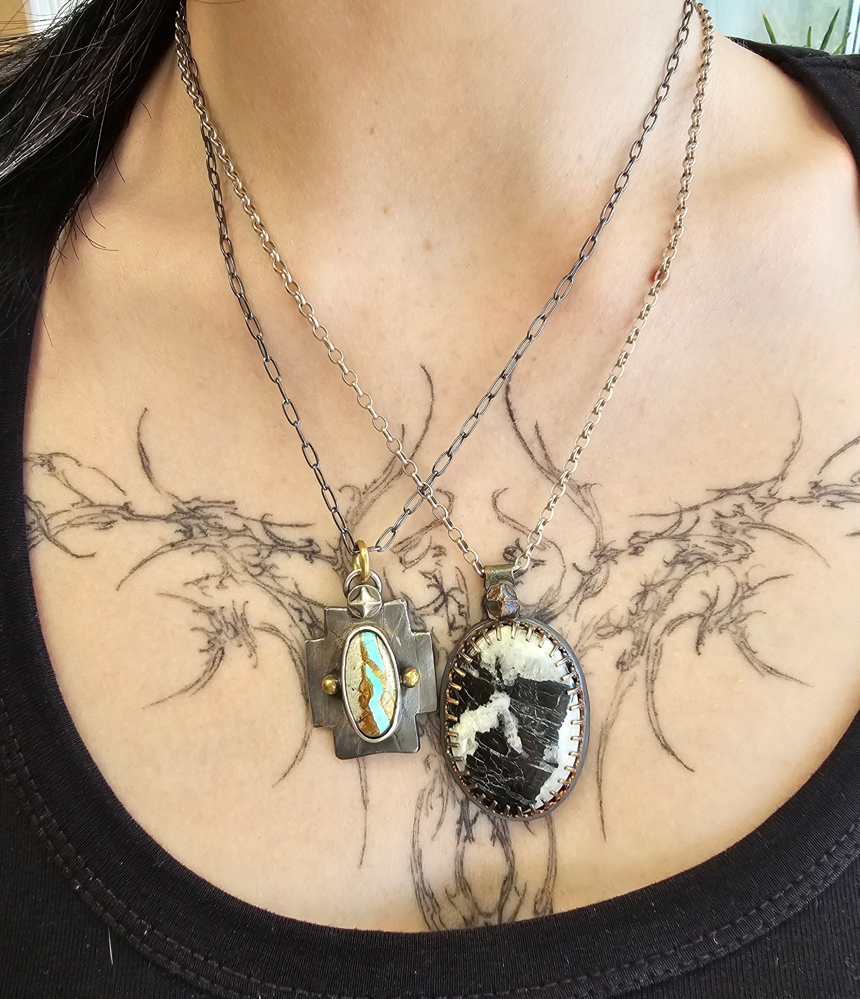 White Buffalo Me & My Flaws Necklace
