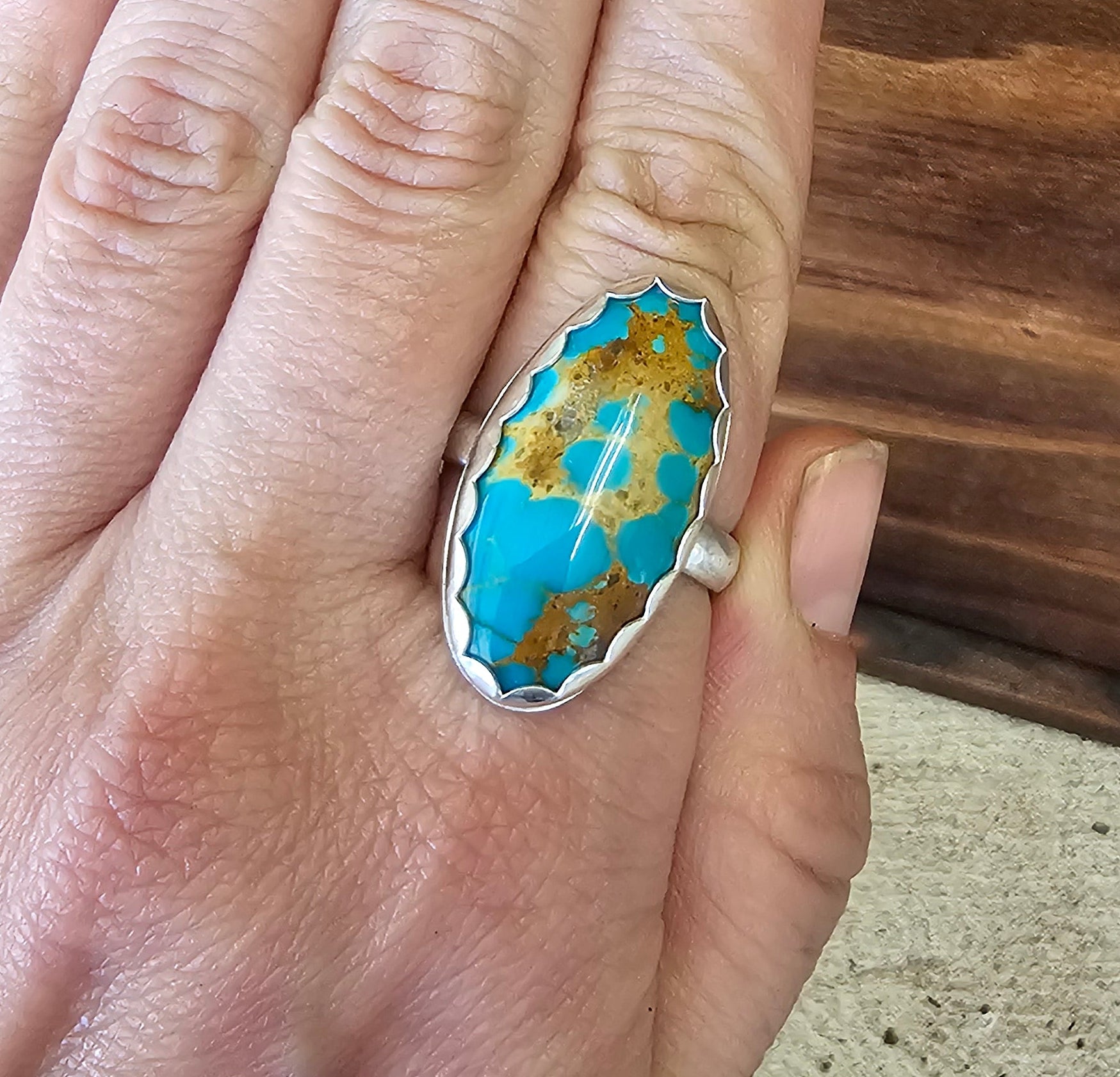 Turquoise (Big) Mountain Ring