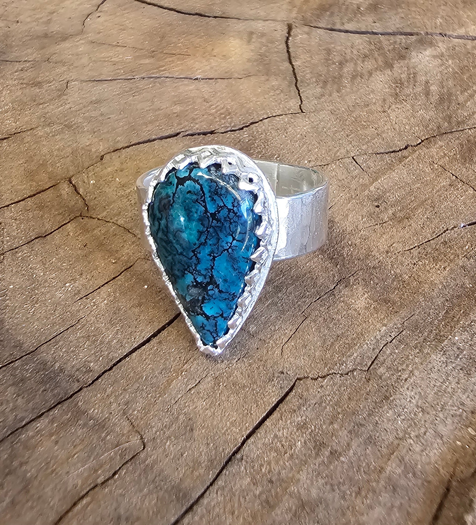 Hubei Turquoise Teardrop Ring