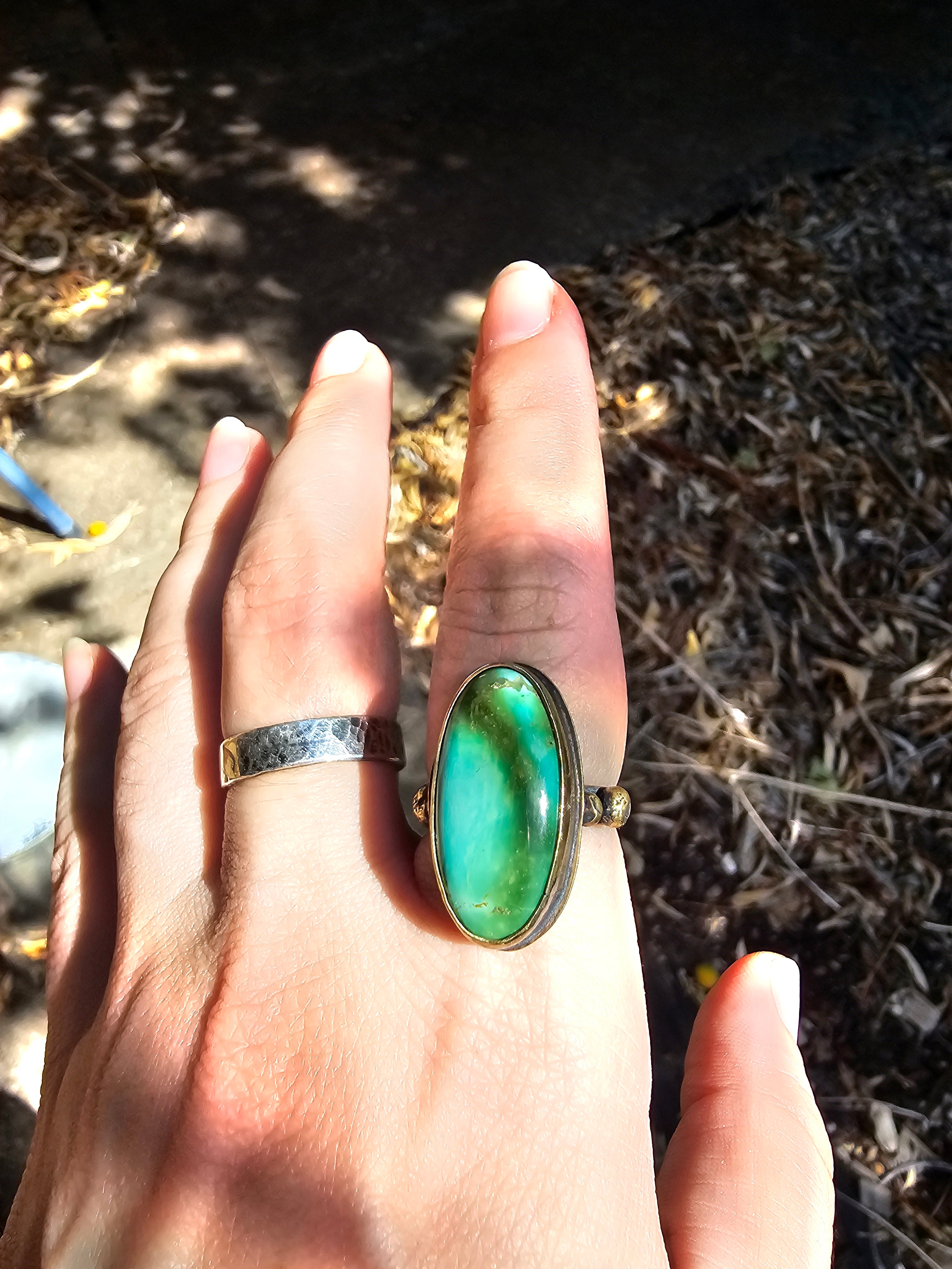 Green Light Of Hope Ring
