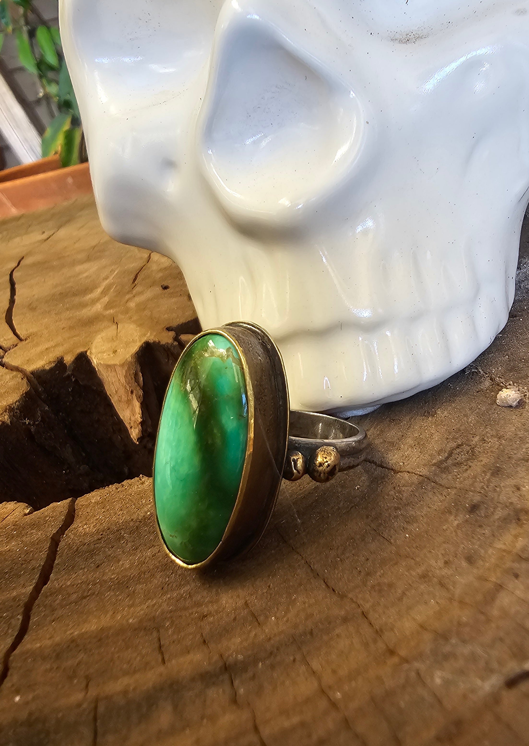 Green Light Of Hope Ring